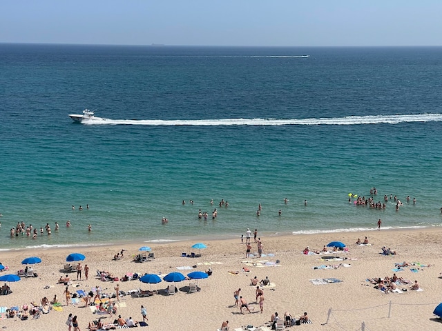 water view with a beach view