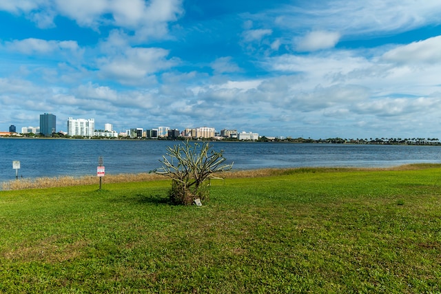 property view of water