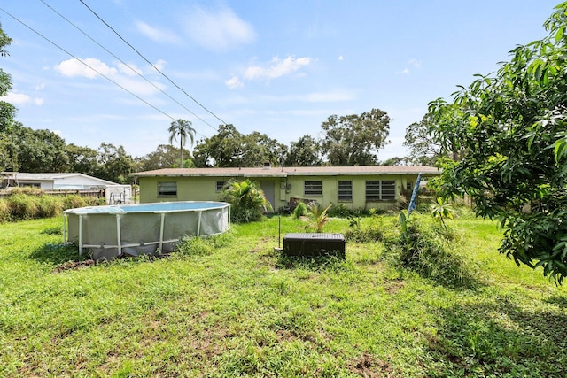 view of back of property