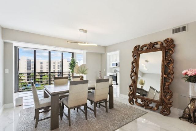 view of dining room