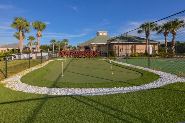 1840 S Dovetail Dr, Fort Pierce, FL 34982 - view of community with a putting green