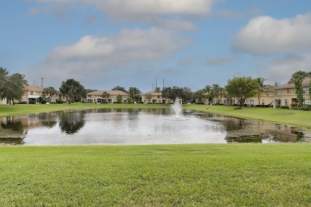 view of water feature