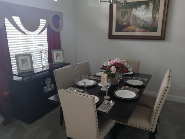 dining area with baseboards