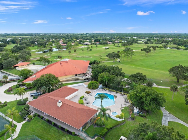 3500 Twin Lakes Ter Unit 106, Fort Pierce, FL 34951 - aerial view featuring a water view and golf course view