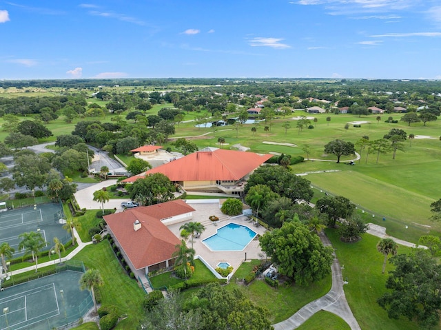 3500 Twin Lakes Ter Unit 106, Fort Pierce, FL 34951 - aerial view featuring a water view and golf course view