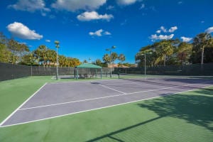 view of tennis court