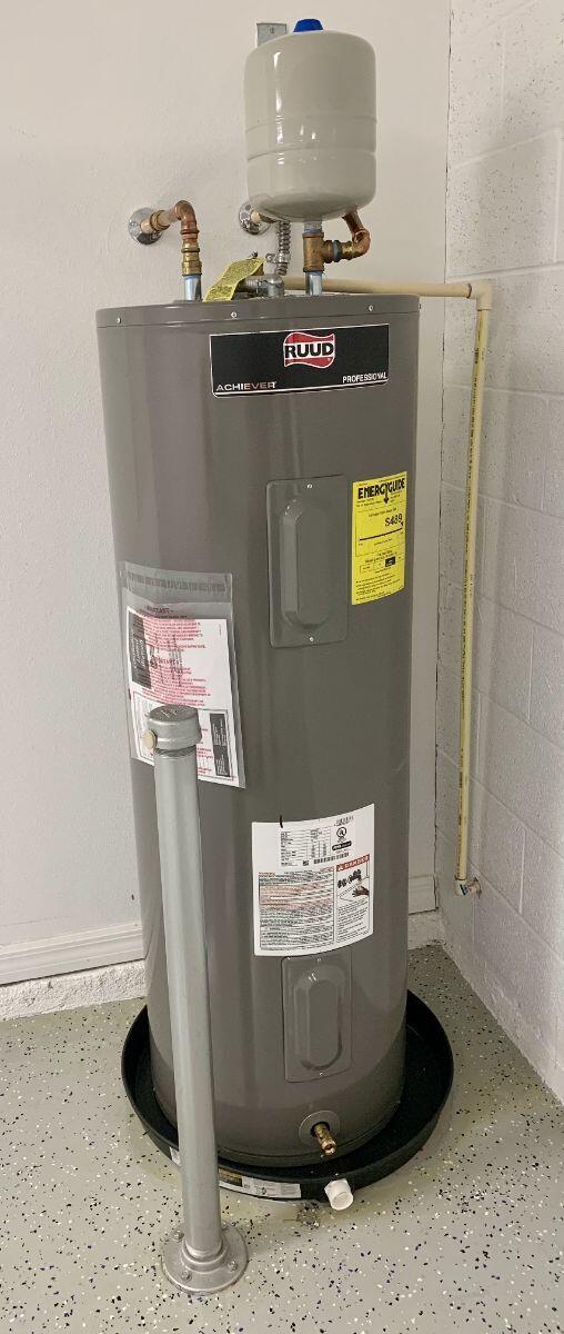 utilities with electric water heater