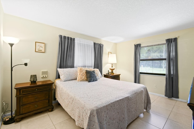 view of tiled bedroom