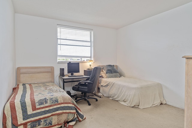 bedroom with carpet flooring