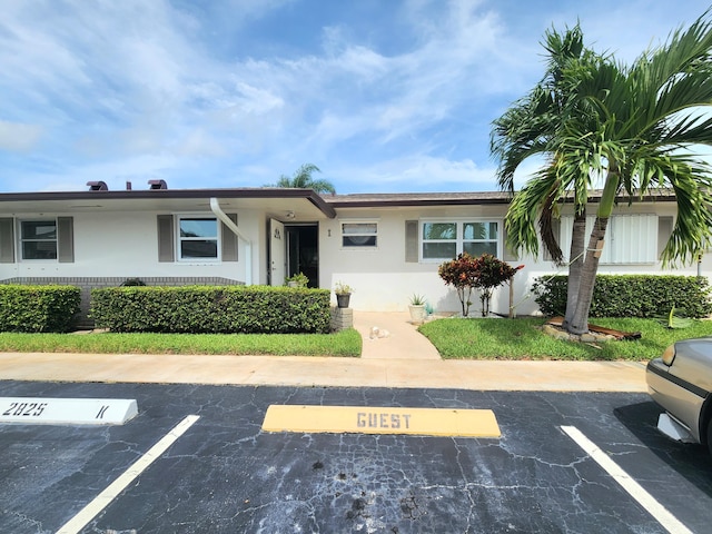 view of ranch-style home