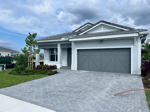 ranch-style house with a garage