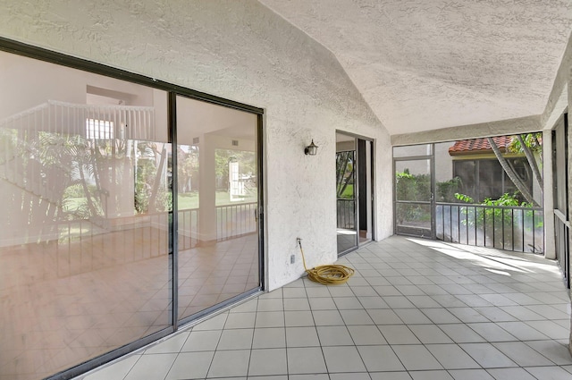 view of patio with a balcony