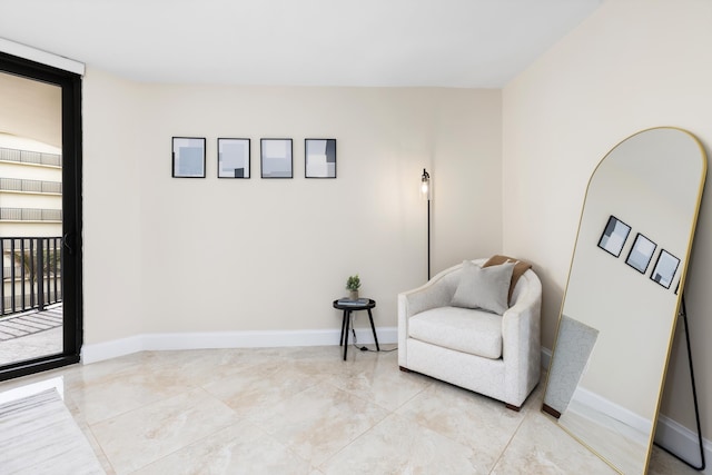 view of sitting room