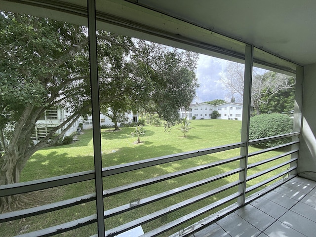 270 Tilford M, Deerfield Beach, FL 33442 - view of unfurnished sunroom
