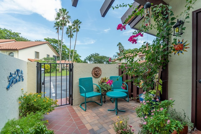 view of patio