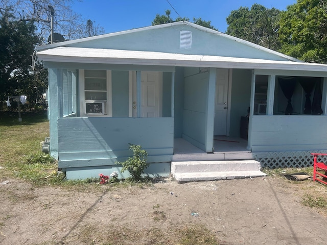 bungalow-style house featuring a porch