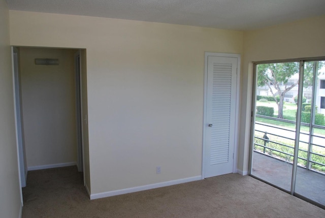 carpeted empty room featuring plenty of natural light