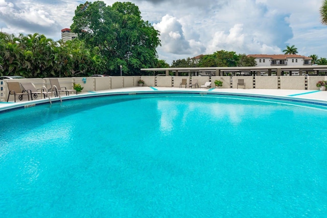 view of pool