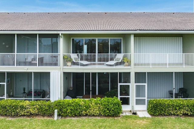 view of rear view of property