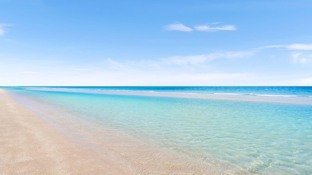 water view featuring a view of the beach