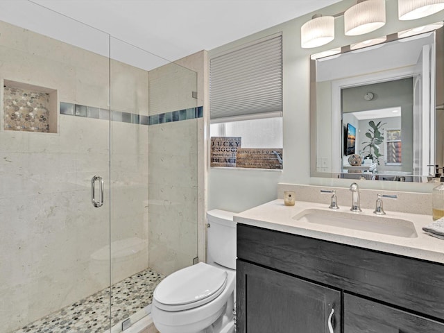 1015 Ingraham Ave Unit 6, Delray Beach, FL 33483 - full bath featuring toilet, vanity, and a stall shower