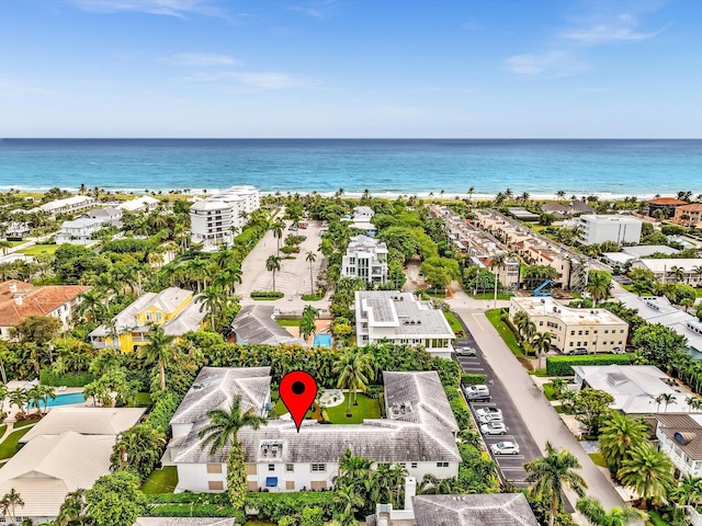 1015 Ingraham Ave Unit 6, Delray Beach, FL 33483 - birds eye view of property featuring a water view