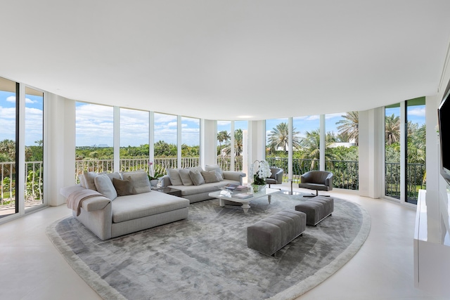 sunroom / solarium with plenty of natural light