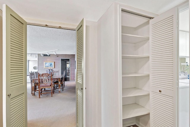 closet featuring washer / dryer