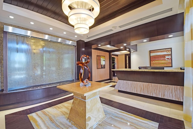 5050 N Ocean Dr Unit 402, Singer Island, FL 33404 - reception area featuring recessed lighting