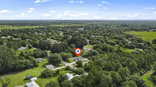 3848 NW 19th Ave, Okeechobee, FL 34972 - aerial view of property's location with a forest