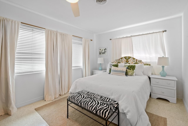 8045 W Lake Dr, Lake Clarke Shores, FL 33406 - bedroom with baseboards and ceiling fan