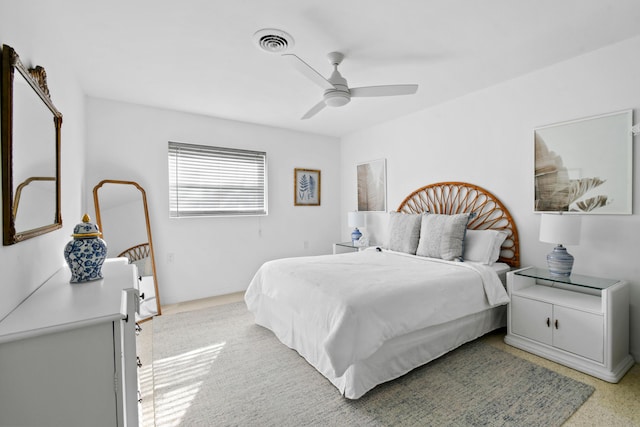 8045 W Lake Dr, Lake Clarke Shores, FL 33406 - bedroom featuring a ceiling fan