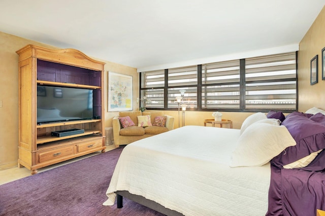 bedroom featuring carpet floors