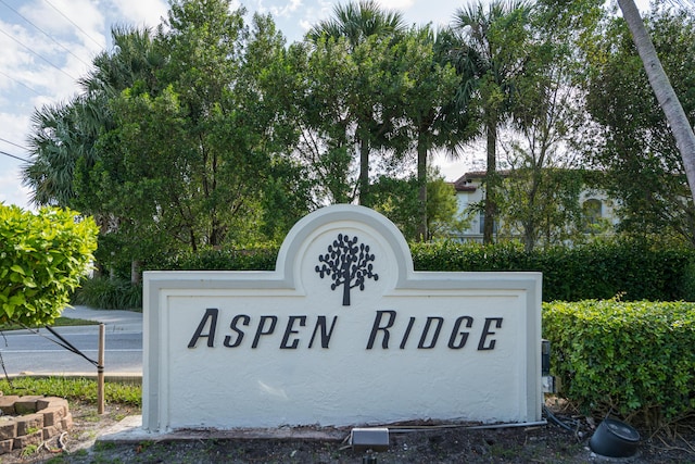 5625 Aspen Ridge Cir, Delray Beach, FL 33484 - view of community / neighborhood sign