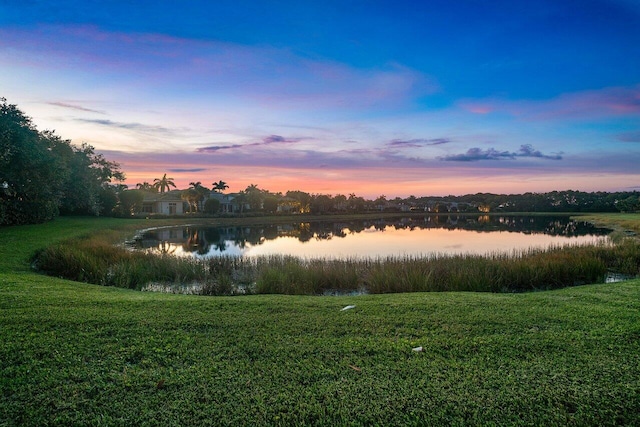 property view of water