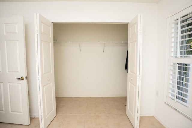 view of closet