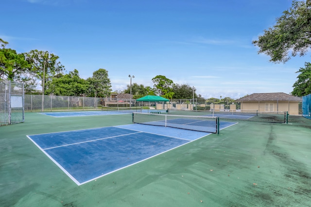 view of sport court