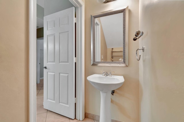 bathroom featuring tile patterned floors