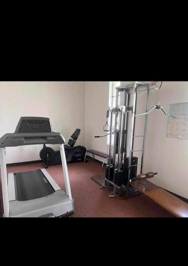 view of workout room