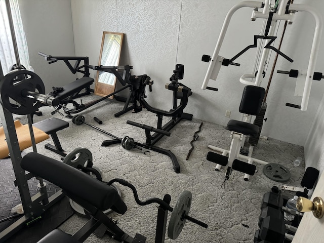 view of exercise room