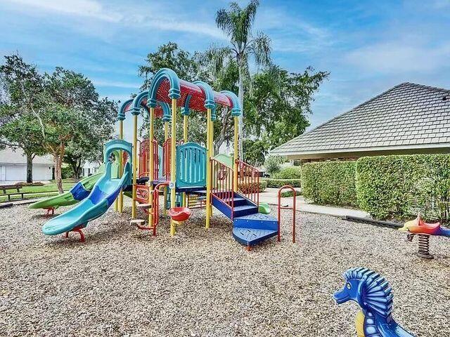 view of jungle gym