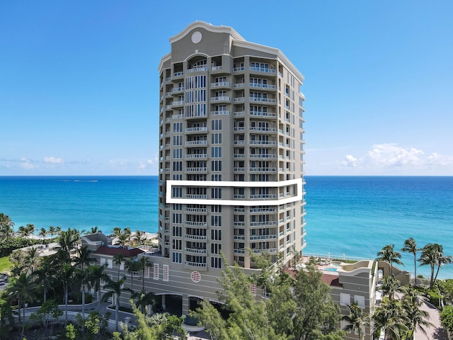 view of property featuring a water view