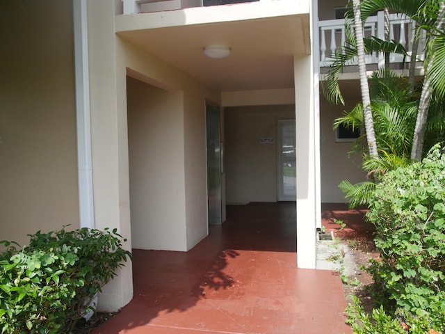 view of entrance to property