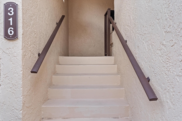 view of staircase