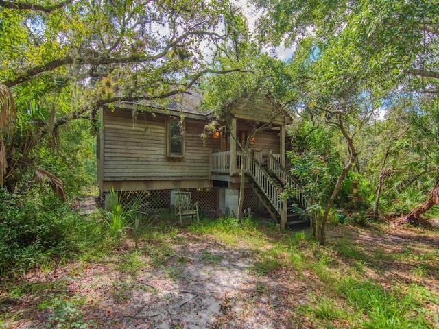 view of rear view of house