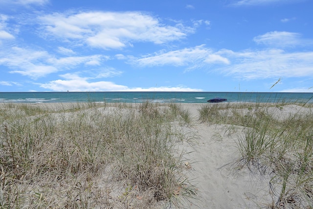 property view of water with a view of the beach