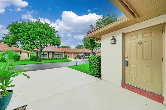 view of property entrance