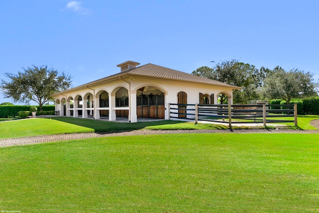 view of stable