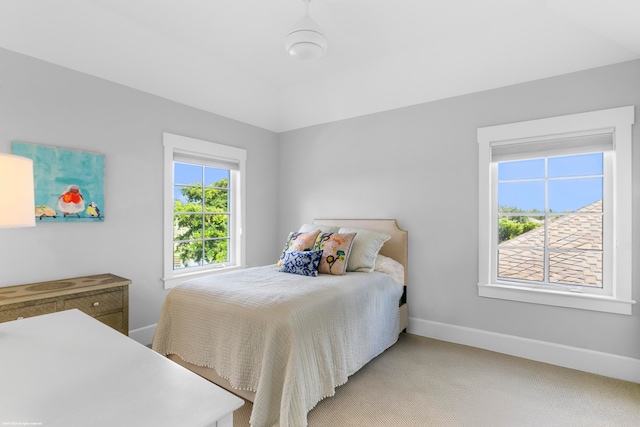 bedroom featuring carpet floors