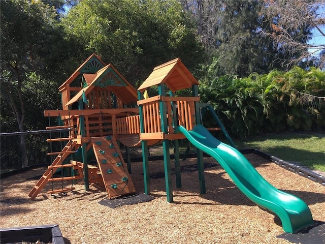 view of play area